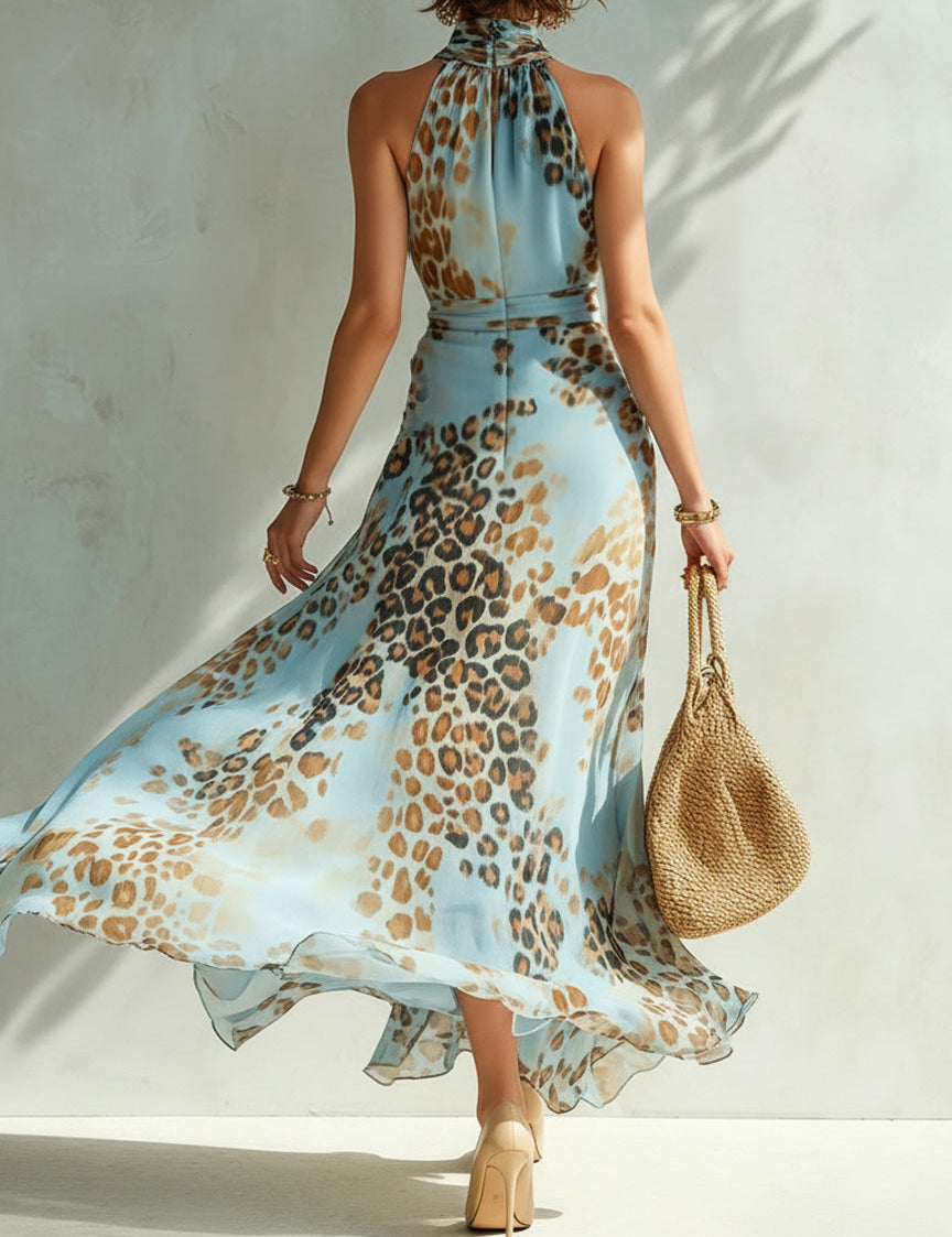 Desirè - Glamour dress with animal print