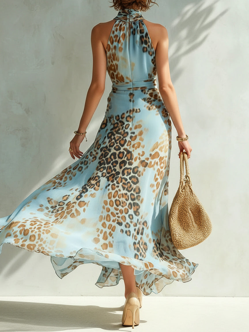 Desirè - Glamour dress with animal print