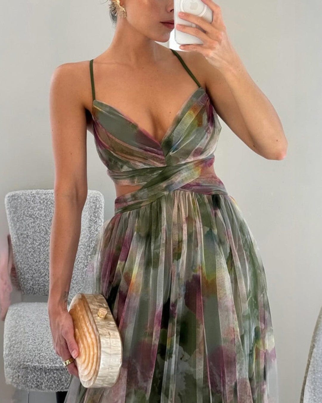 DELACROIX | Robe Maxi Élégance Florale (ÉDITION LIMITÉE!)