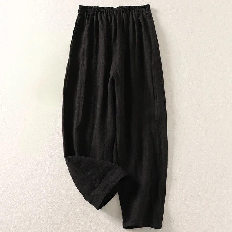 Amalia™ – Flowing Cotton and Linen Trousers