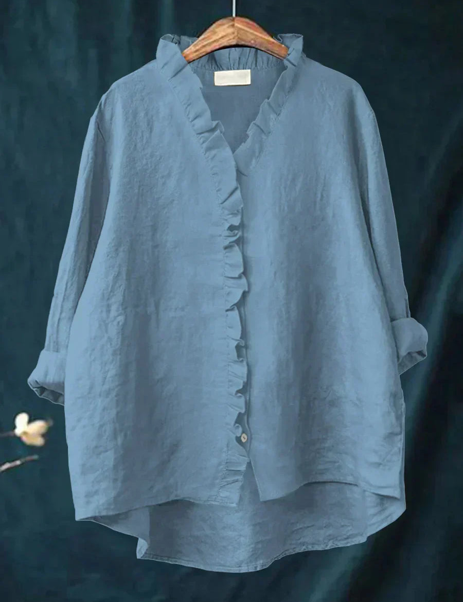 Lily - Blouse Légère Avec Volants