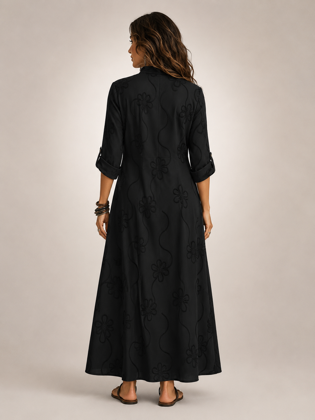 Merle | Tummy-concealing floral summer dress