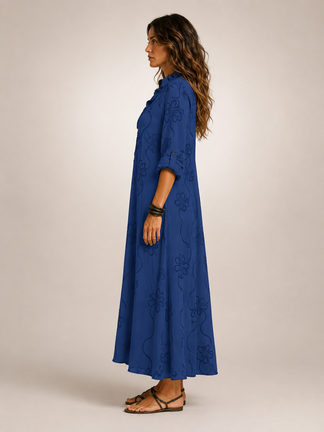 Merle | Tummy-concealing floral summer dress