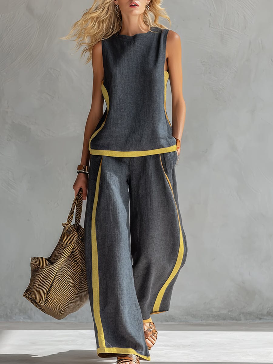 Leila | Completo Elegante in Cotone e Lino