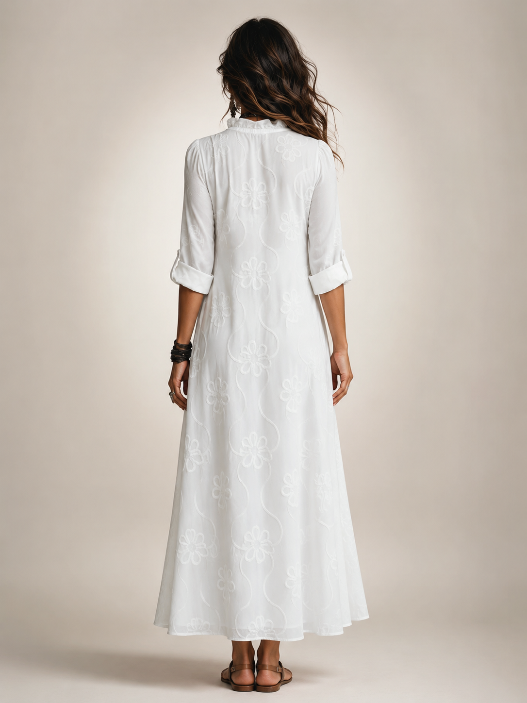Merle | Tummy-concealing floral summer dress