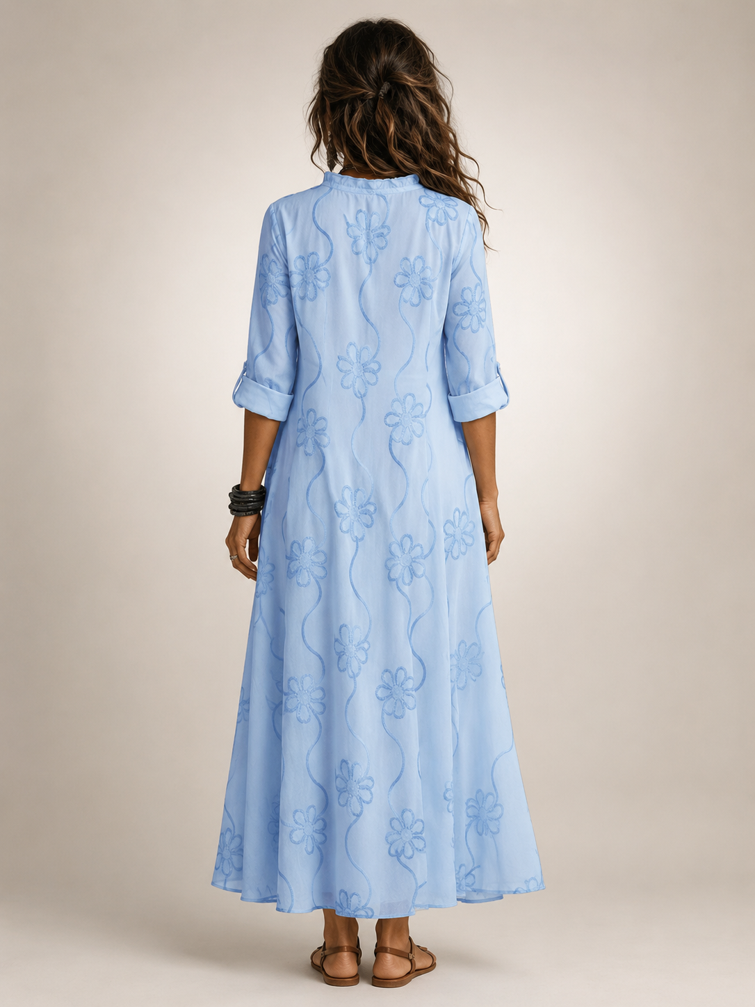 Merle | Tummy-concealing floral summer dress