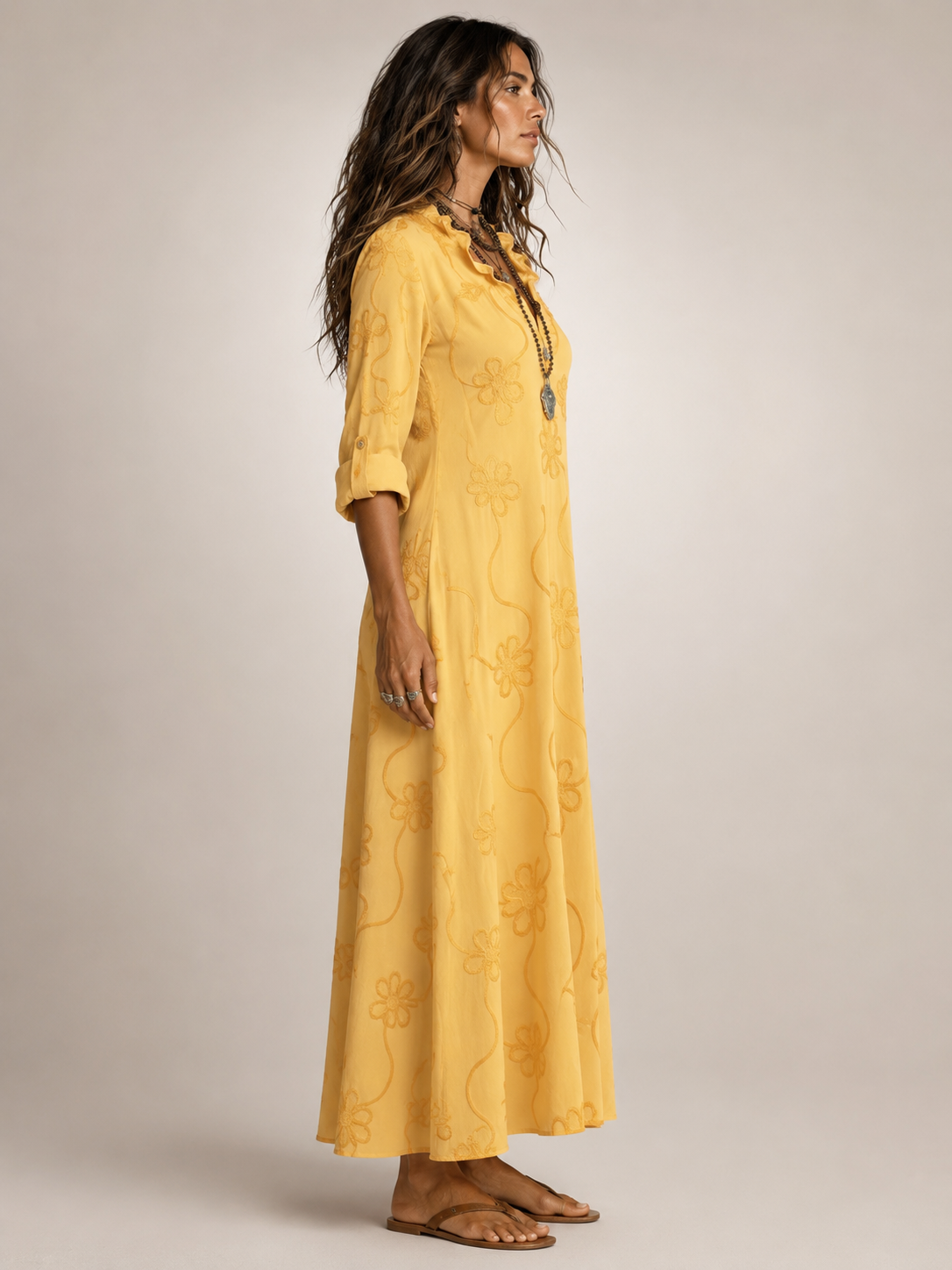 Merle | Tummy-concealing floral summer dress