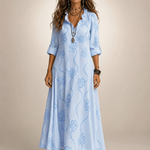 Merle | Tummy-concealing floral summer dress