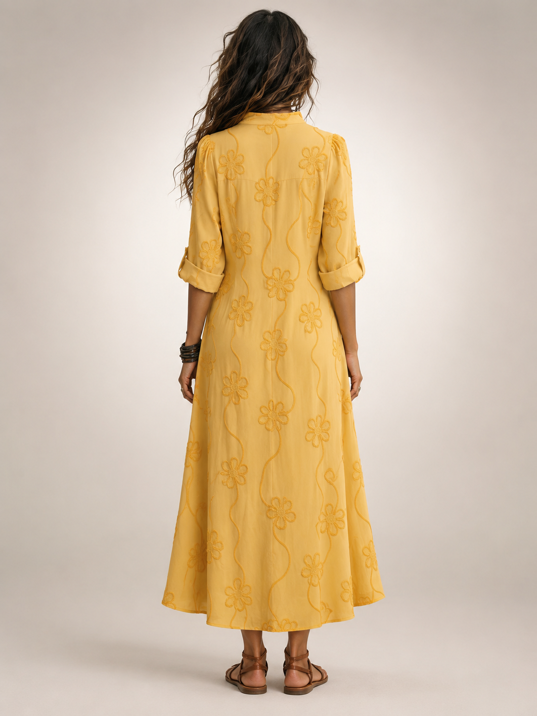Merle | Tummy-concealing floral summer dress