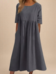 Robe Aérée En Coton Doux