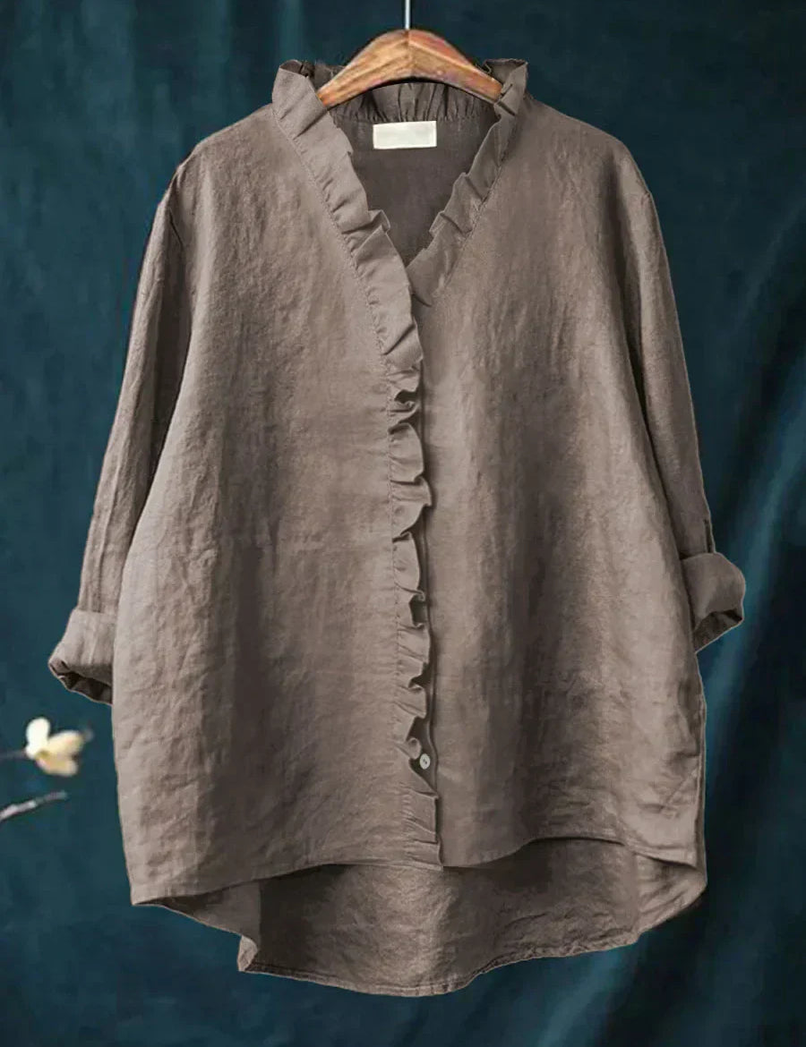 Lily - Blouse Légère Avec Volants