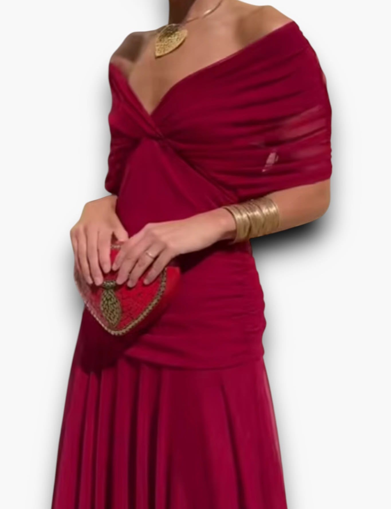 The Draped Occasion Maxi