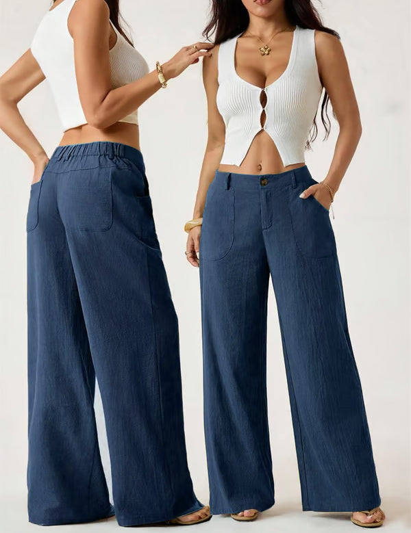 Palazzo Linen Pants