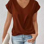 Van Delft Mode® | Comfortabel T-shirt met elegante halslijn (TIJDELIJK 1+1 GRATIS!)