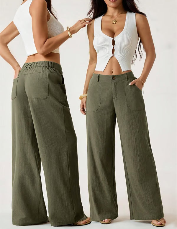 Palazzo Linen Pants