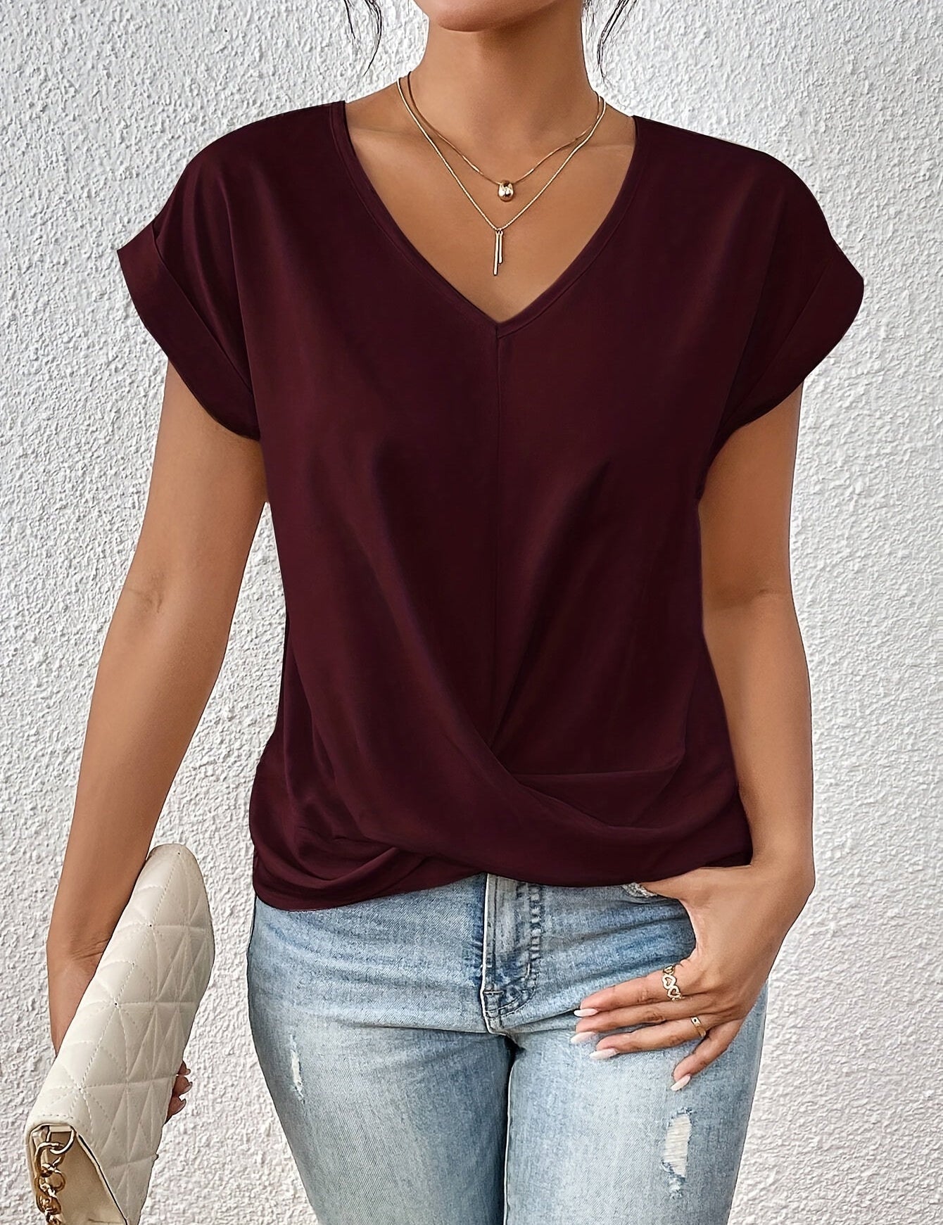 Van Delft Mode® | Comfortabel T-shirt met elegante halslijn (TIJDELIJK 1+1 GRATIS!)