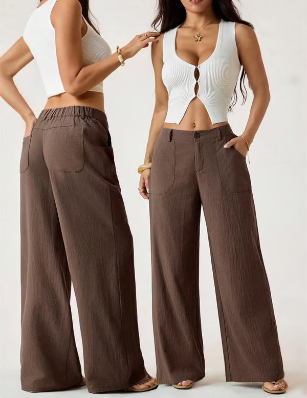 Palazzo Linen Pants