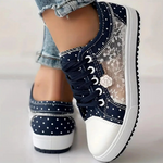 CARO | ELEGANTE DAMEN-SNEAKER MIT FLORALEN DETAILS