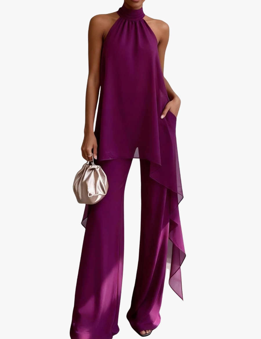 MOREAU LYON | ENSEMBLE HALTER ÉLÉGANT POUR FEMMES