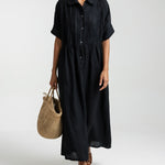 Lysandra™ — Fluid Summer Shirt Dress