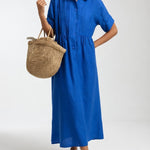 Lysandra™ — Fluid Summer Shirt Dress