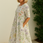 Eliza | Relaxed Midi Dress - Effortless Elegance, Everyday Comfort