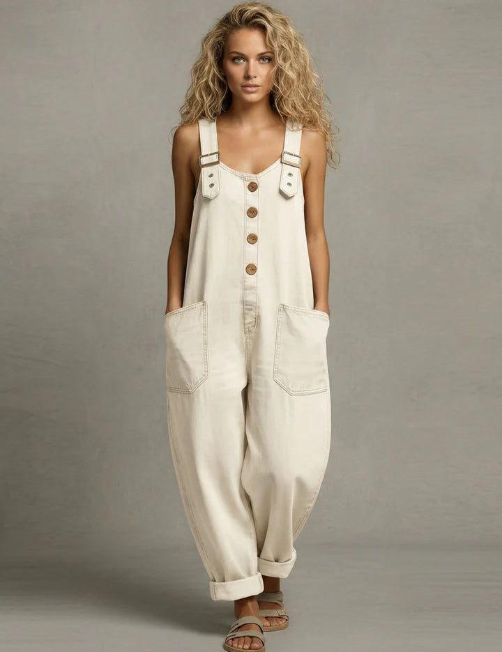 Molly - Women's Denim Jumpsuit