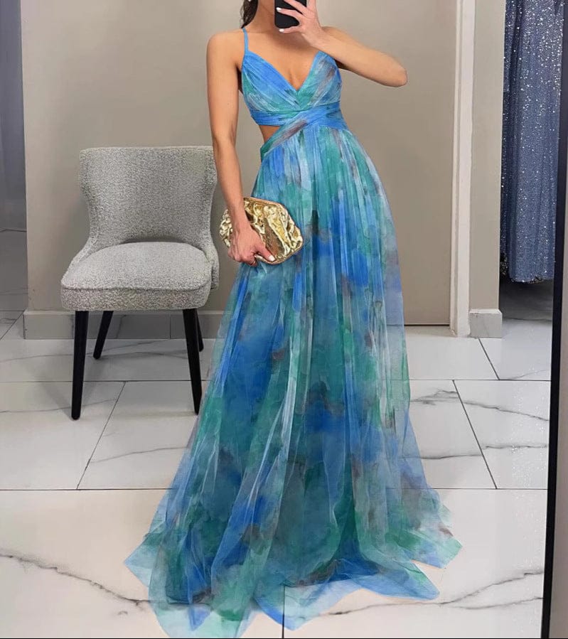 DELACROIX | Robe Maxi Élégance Florale (ÉDITION LIMITÉE!)