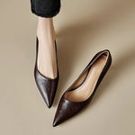 Elar Genuine Leather Heels