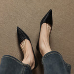 Elar Genuine Leather Heels