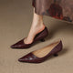 Elar Genuine Leather Heels