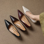 Elar Genuine Leather Heels