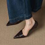 Elar Genuine Leather Heels