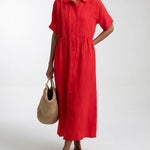 Lysandra™ — Fluid Summer Shirt Dress