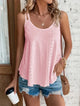 Große Größe 5xl Frauen Freizeit Einfache Boho Camis Tops frauen Aushöhlen Top Pullover Neue Sommer Casual Strand Shirts kleidung