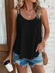 Große Größe 5xl Frauen Freizeit Einfache Boho Camis Tops frauen Aushöhlen Top Pullover Neue Sommer Casual Strand Shirts kleidung