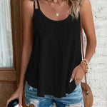 Große Größe 5xl Frauen Freizeit Einfache Boho Camis Tops frauen Aushöhlen Top Pullover Neue Sommer Casual Strand Shirts kleidung