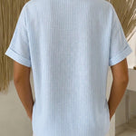 Belle | Relaxed Striped  Blouse