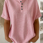 Belle | Relaxed Striped  Blouse