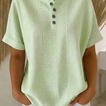 Belle | Relaxed Striped  Blouse