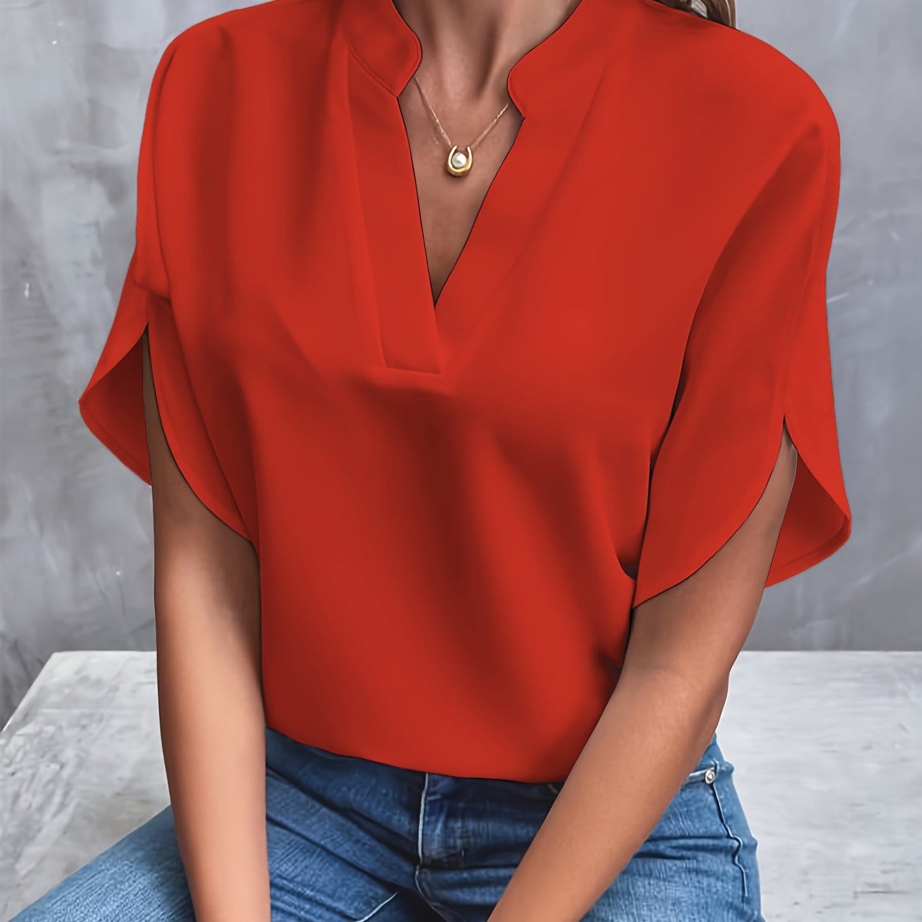 Eliana Draped Blouse