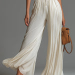 Combinaison Zsófia - Combinaison en chiffon blanc plissé