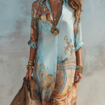 Cleo™ | Elegante Mediterrane Blousejurk