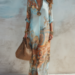 Cleo™ | Elegante Mediterrane Blousejurk