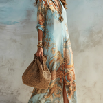 Cleo™ | Elegante Mediterrane Blousejurk