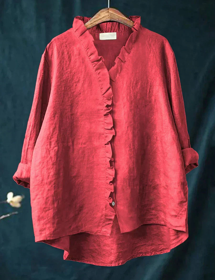 Lily - Blouse Légère Avec Volants