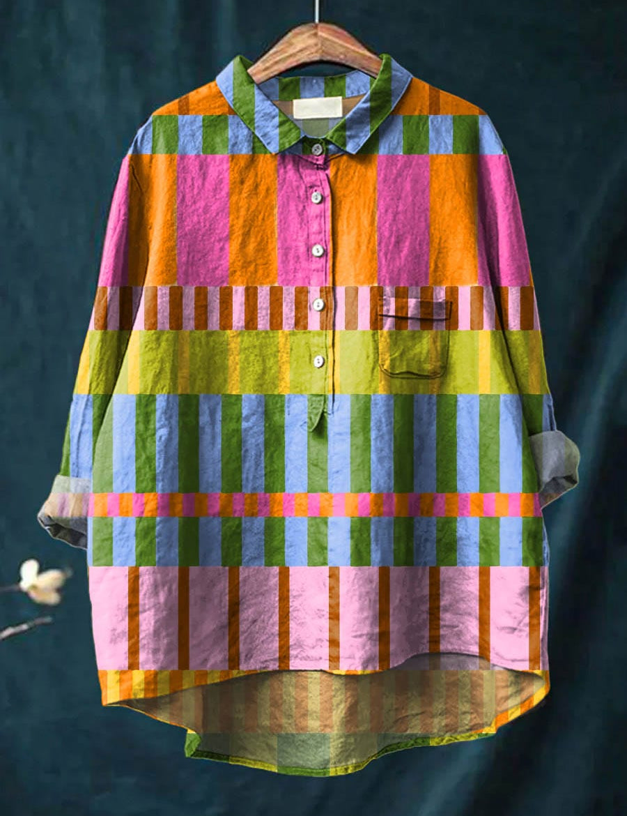 Margot Artist Print Blouse
