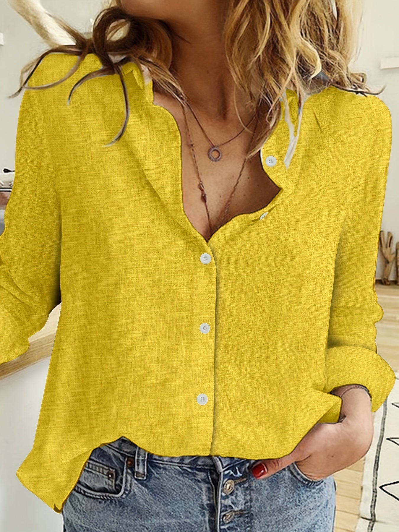 MODERN LONG SLEEVE SHIRT FOR WOMEN