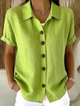 ZARA BUTTON FRONT BLOUSE