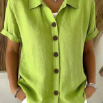 ZARA BUTTON FRONT BLOUSE